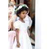 Haircrown with greenery and roses